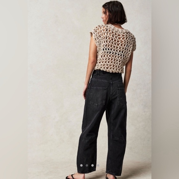 Free People moxie low slung pull on jean Nighthawk size 27 - Picture 3 of 13